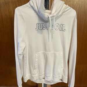 Nike white hoodie
